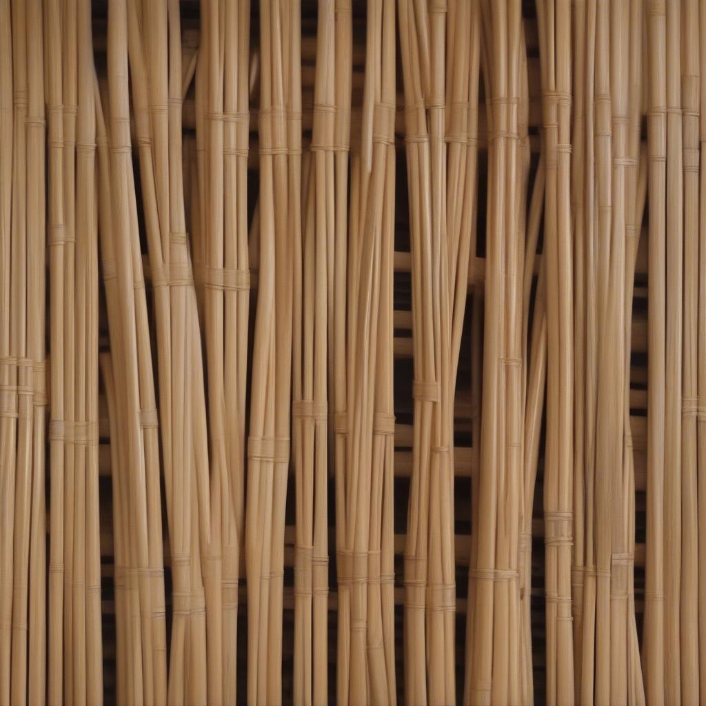 Comparison of rattan, wicker, and adage wood samples