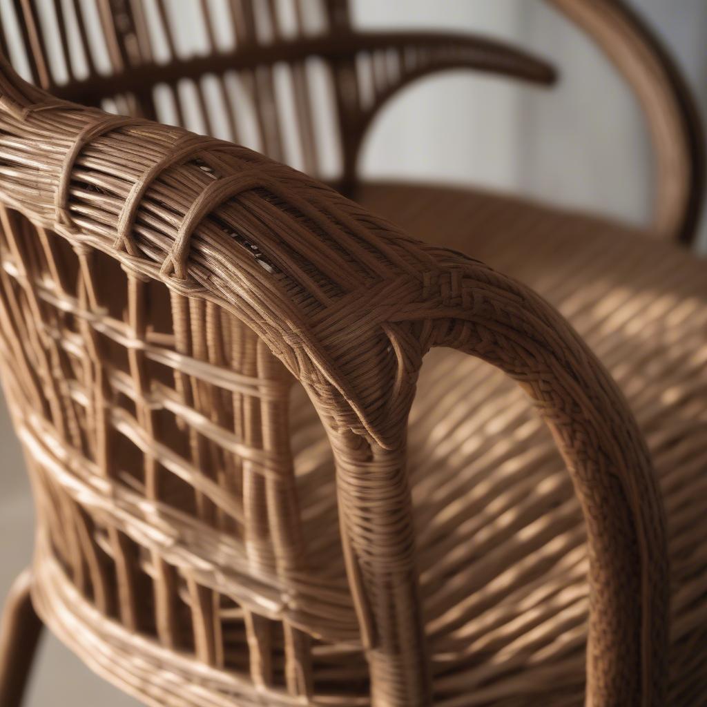 Reclaimed Vintage Wicker Chair