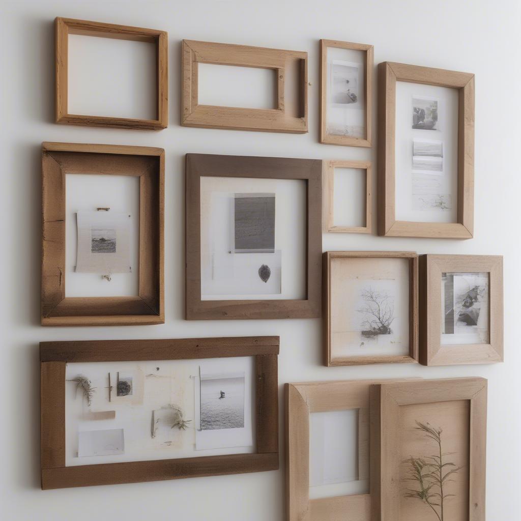 Reclaimed Wooden Frames for Wall Decor