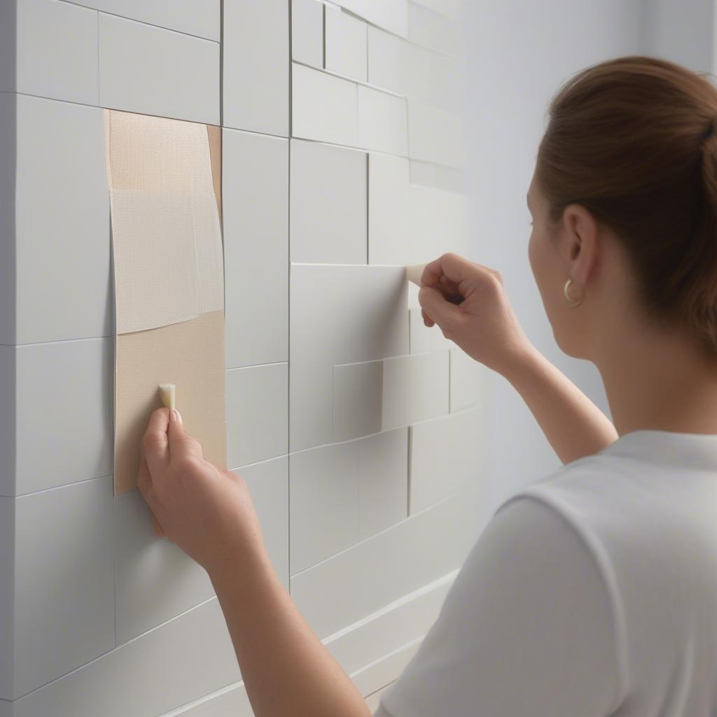 Rehanging Mixtiles on a Different Wall