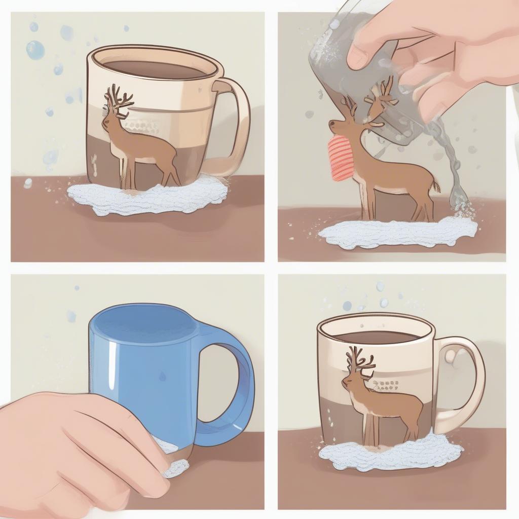 Reindeer Mug Care and Cleaning