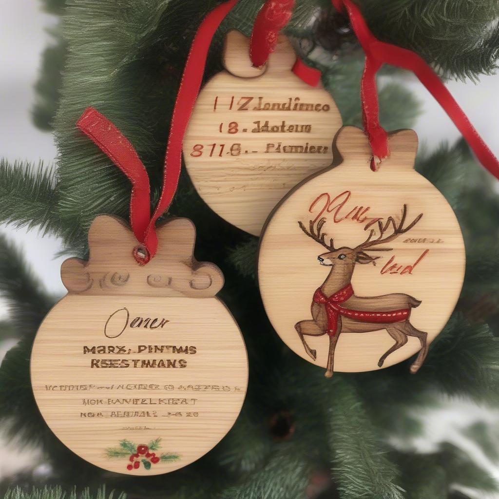 Reindeer Names in Christmas Decorations