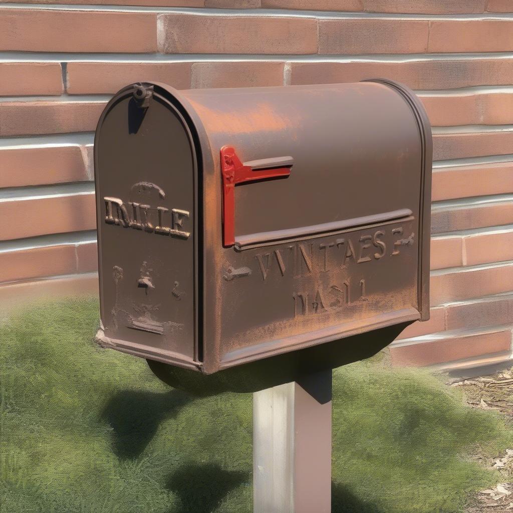 Restoring a Vintage Wall Mailbox