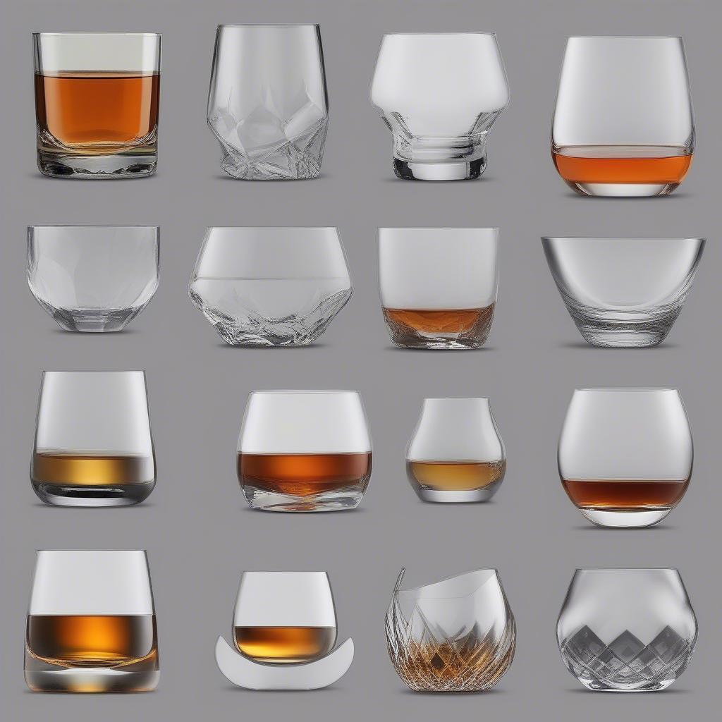 Different Types of Rocking Whiskey Glasses