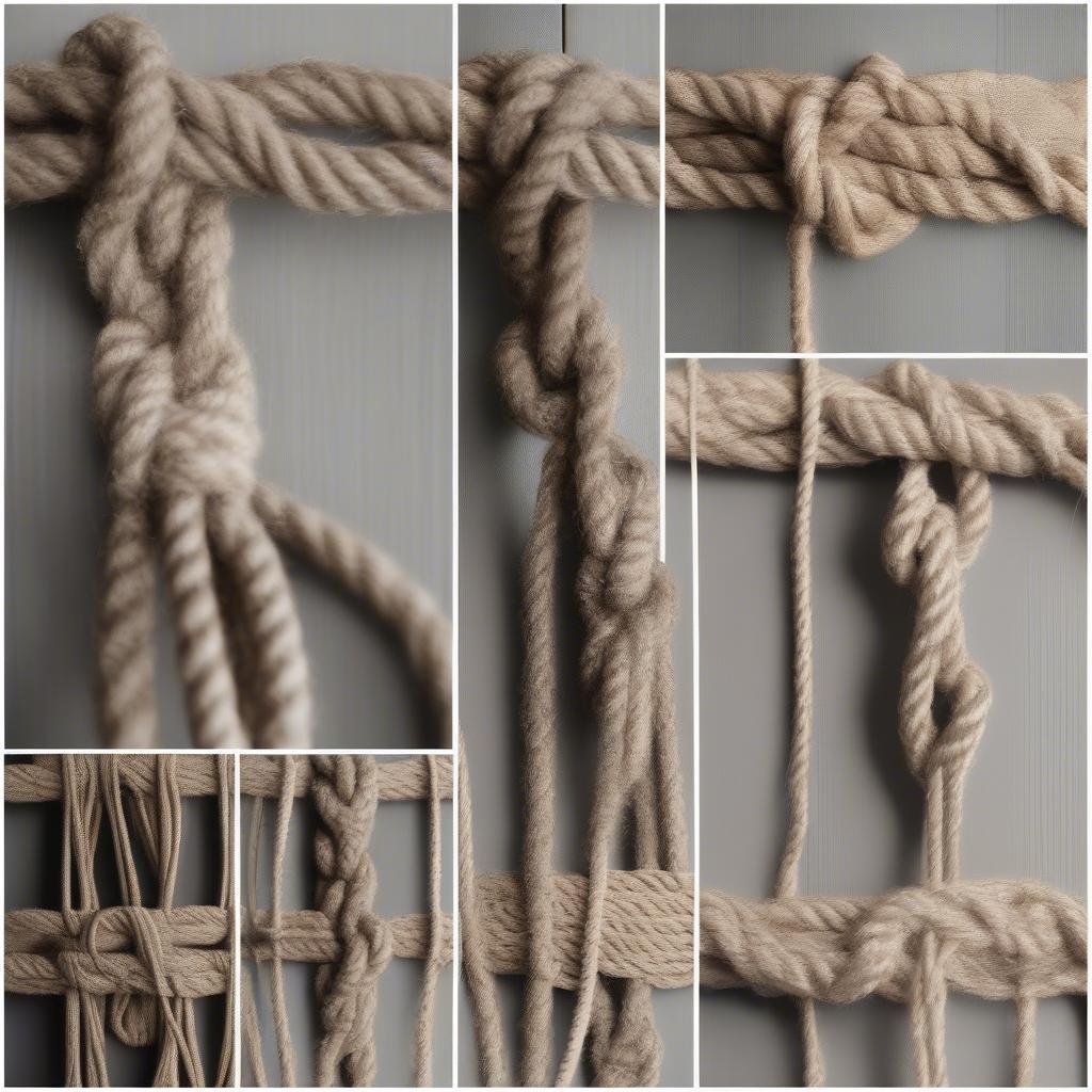 Rope Knots for Hanging Picture Frames