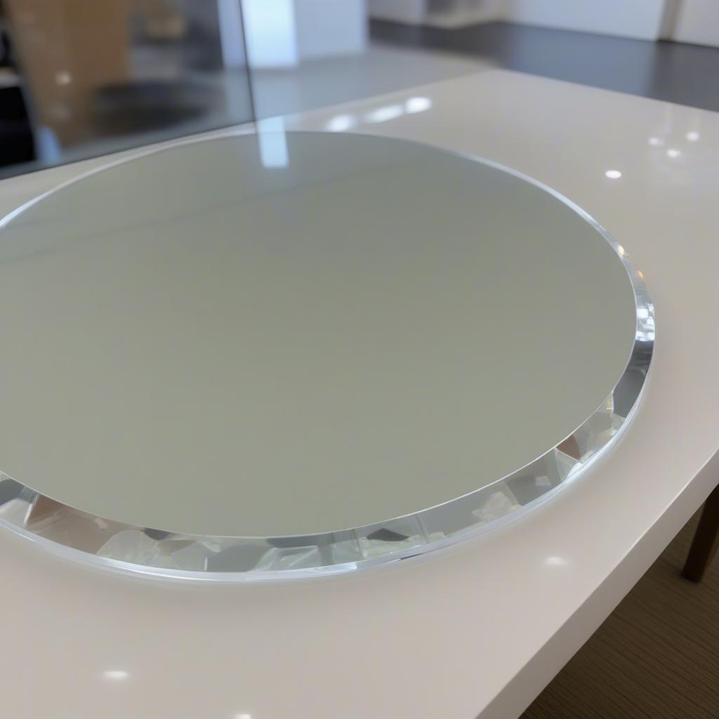 Round Plexiglass Table Top