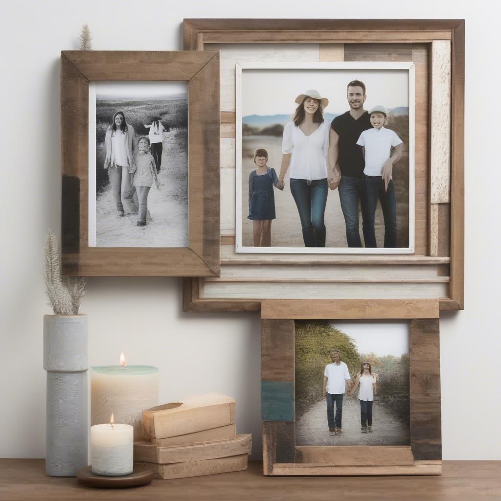 Comparing Rustic and Modern Collage Frames