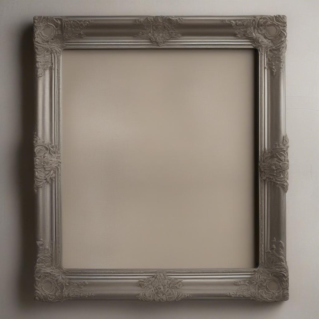 Rustic Antique 20x30 Silver Picture Frame