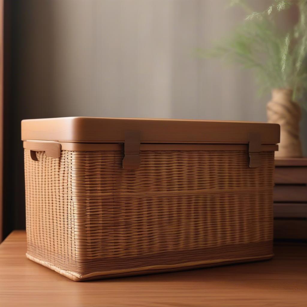 Rustic Basket Wooden Storage Solutions