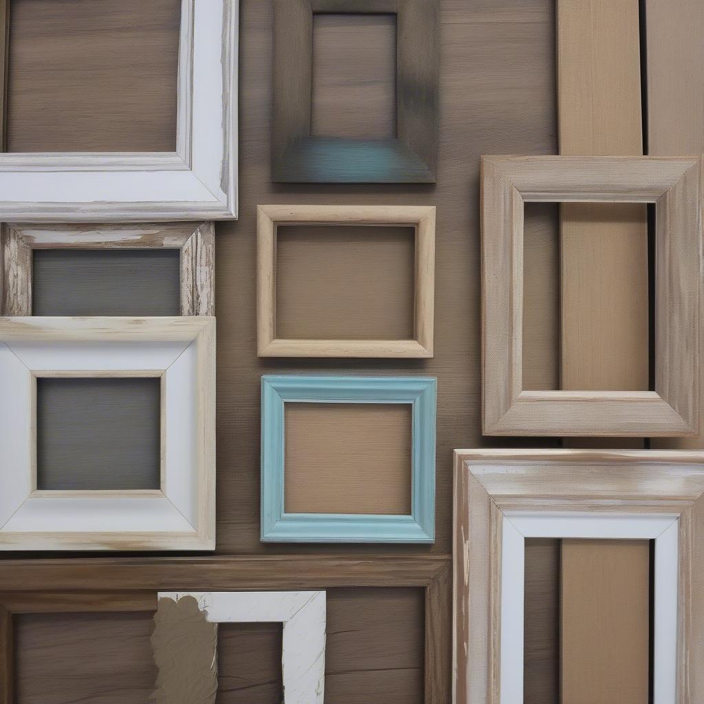 Different Finishes for Rustic Wood Picture Frames