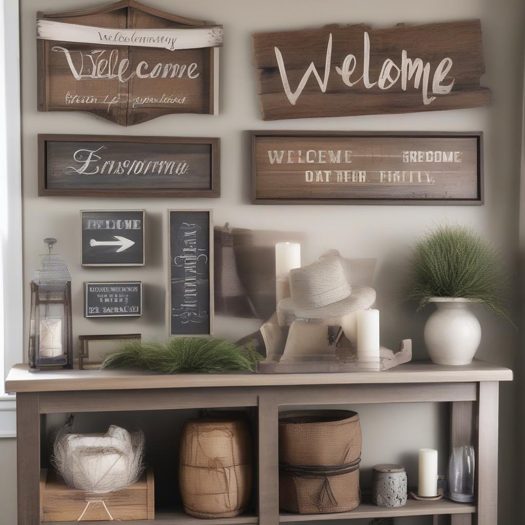 Rustic Wood Signs for Home Decor