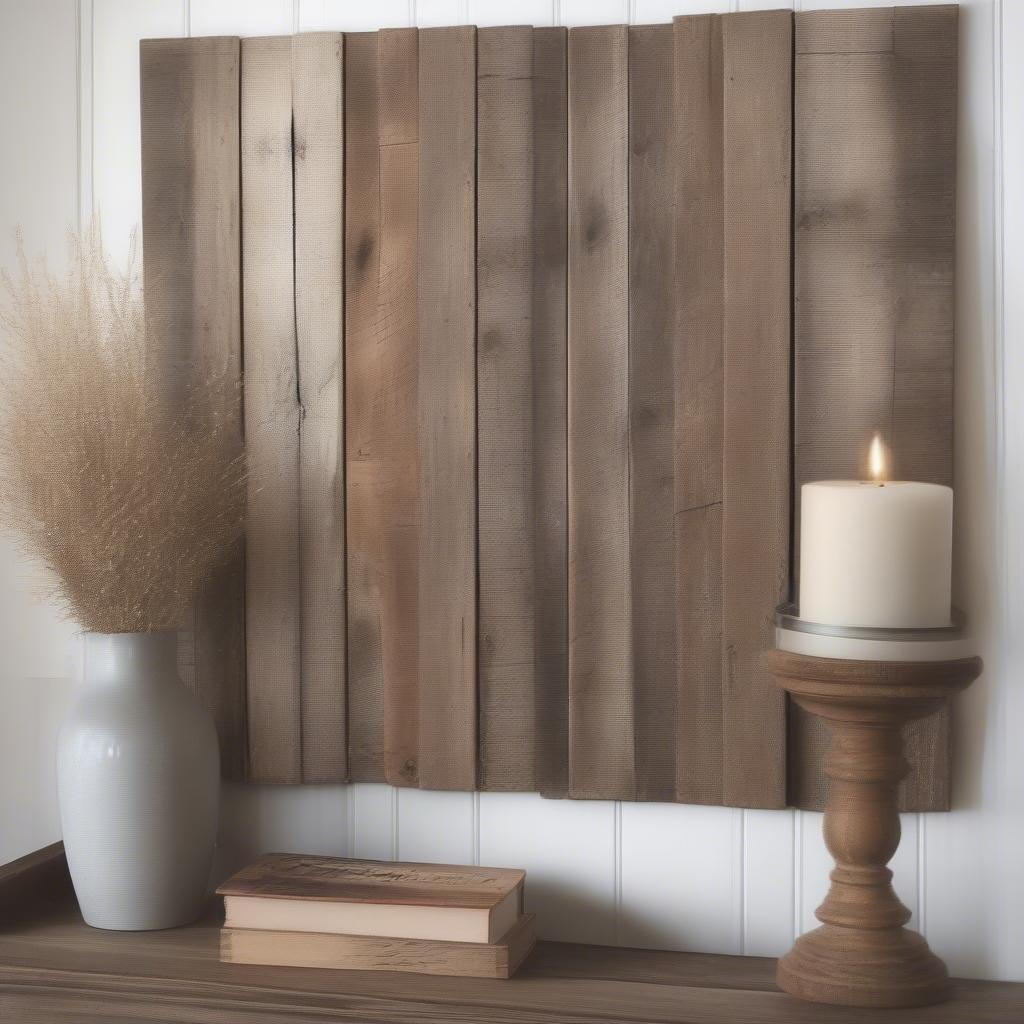 Rustic Wooden Wall Art for Farmhouse Decor