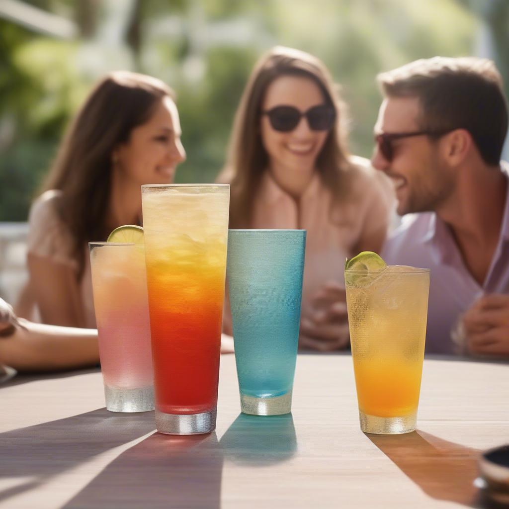 Safe and Durable Acrylic Drinking Glasses