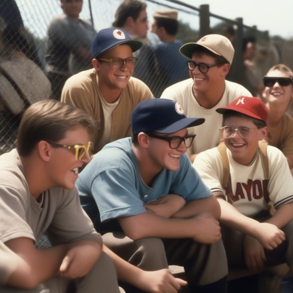 The Sandlot Bench Scene