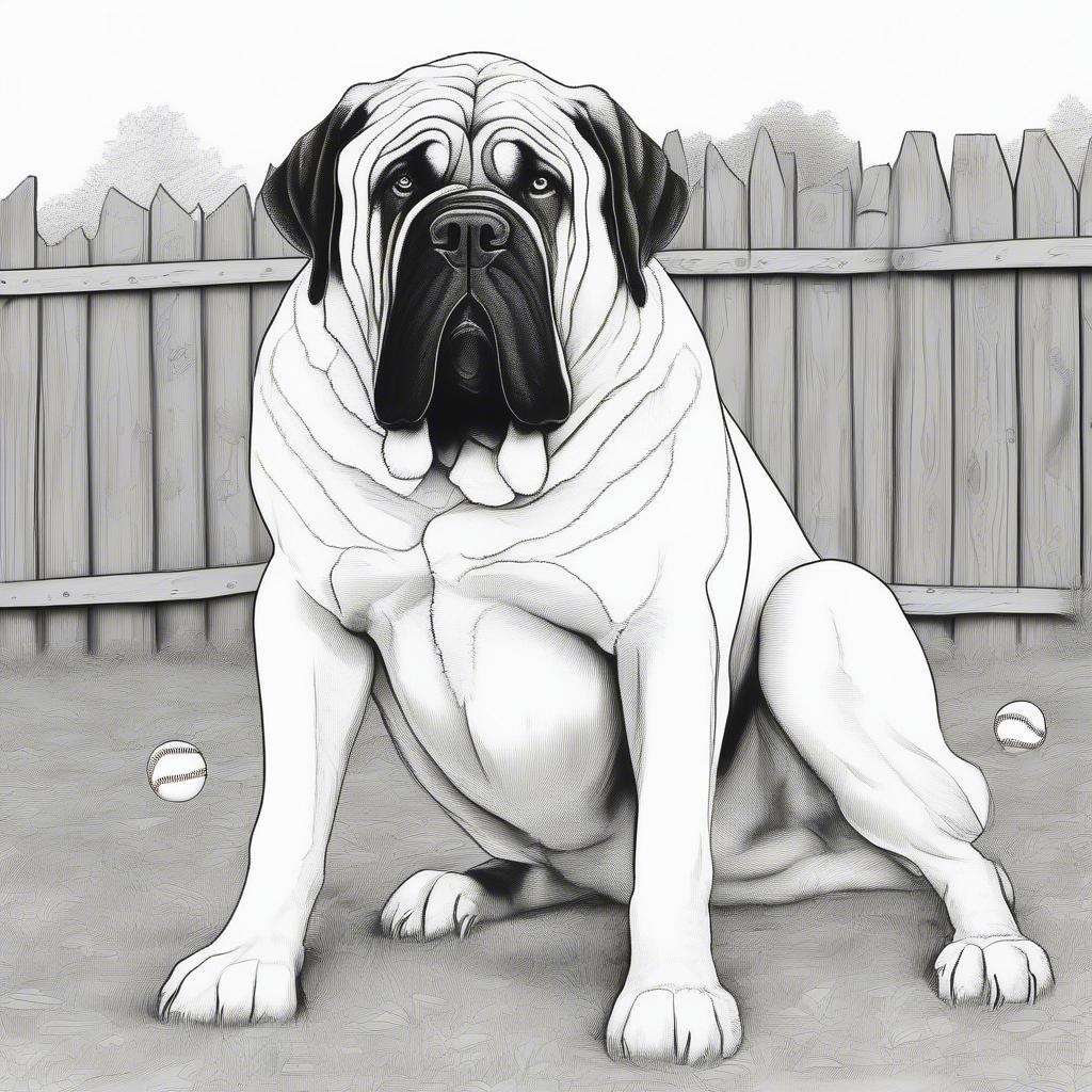 The Beast from The Sandlot Coloring Page