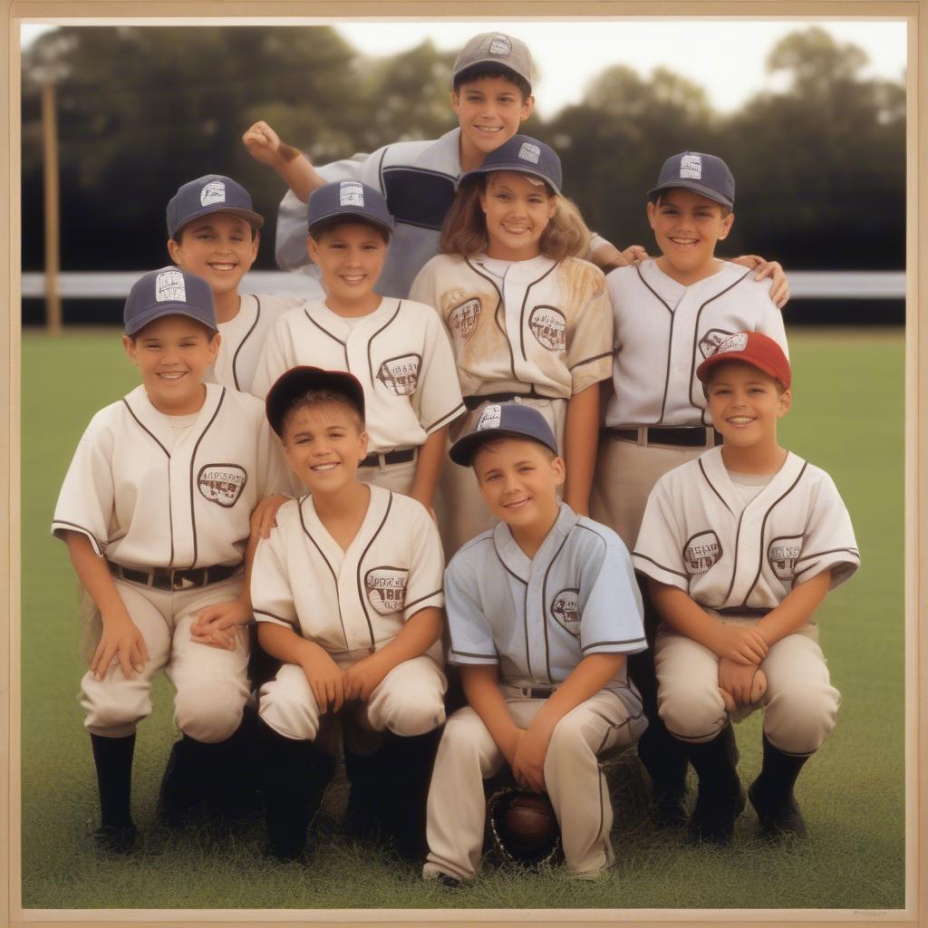 The Sandlot Team Photo Poster