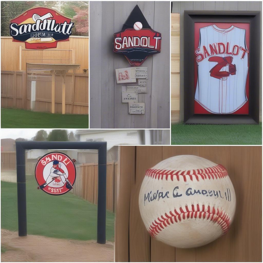 Sandlot Sign Hanging Ideas