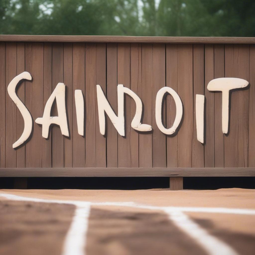 Sandlot Sign Movie Still