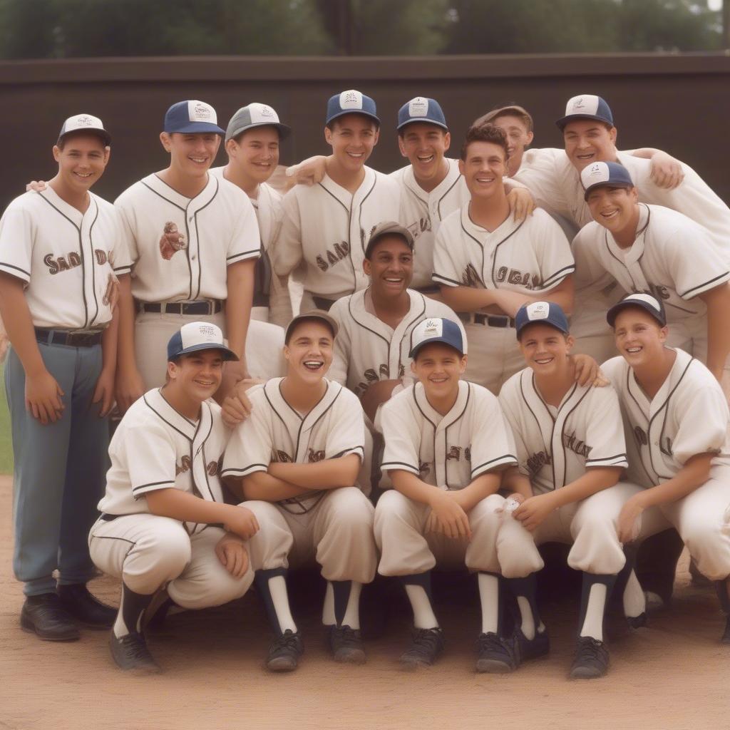 The Sandlot Team Group Photo