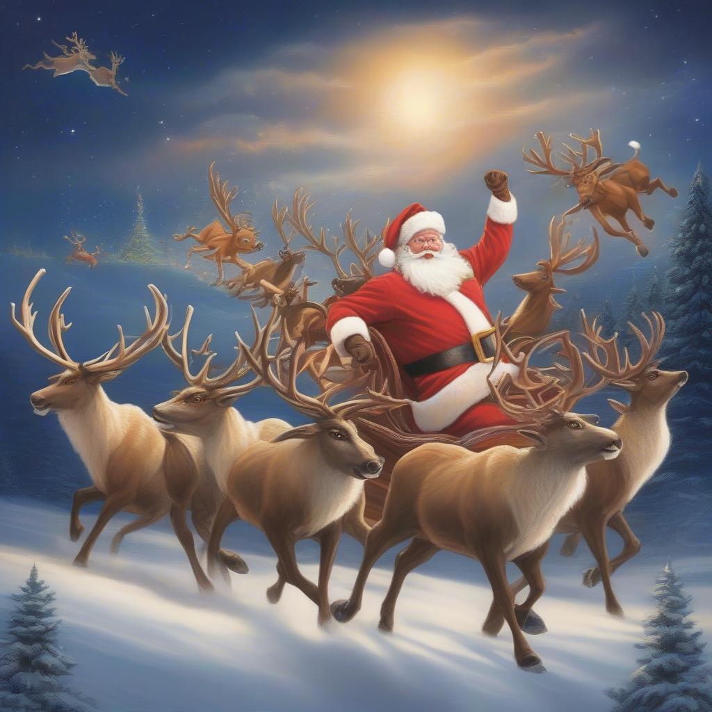 Santa's Eight Original Reindeer