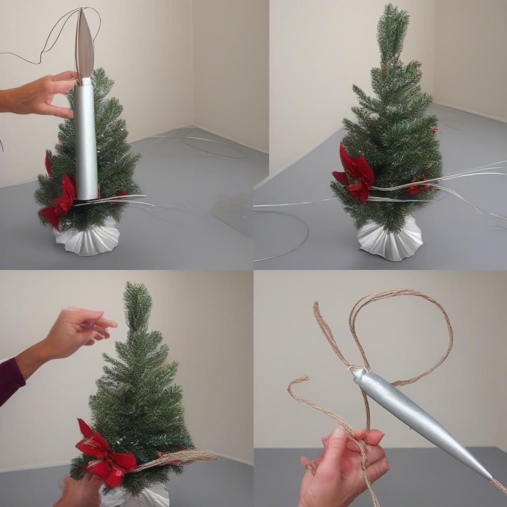 Securing a Metal Tree Topper