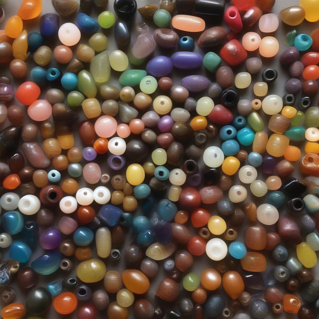 Variety of Seed Glass Colors and Shapes