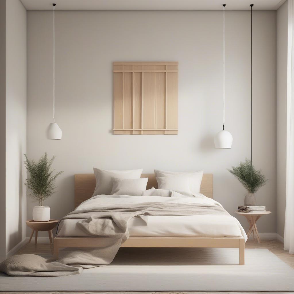 Choosing the right size and style of wood wall art for a small room.