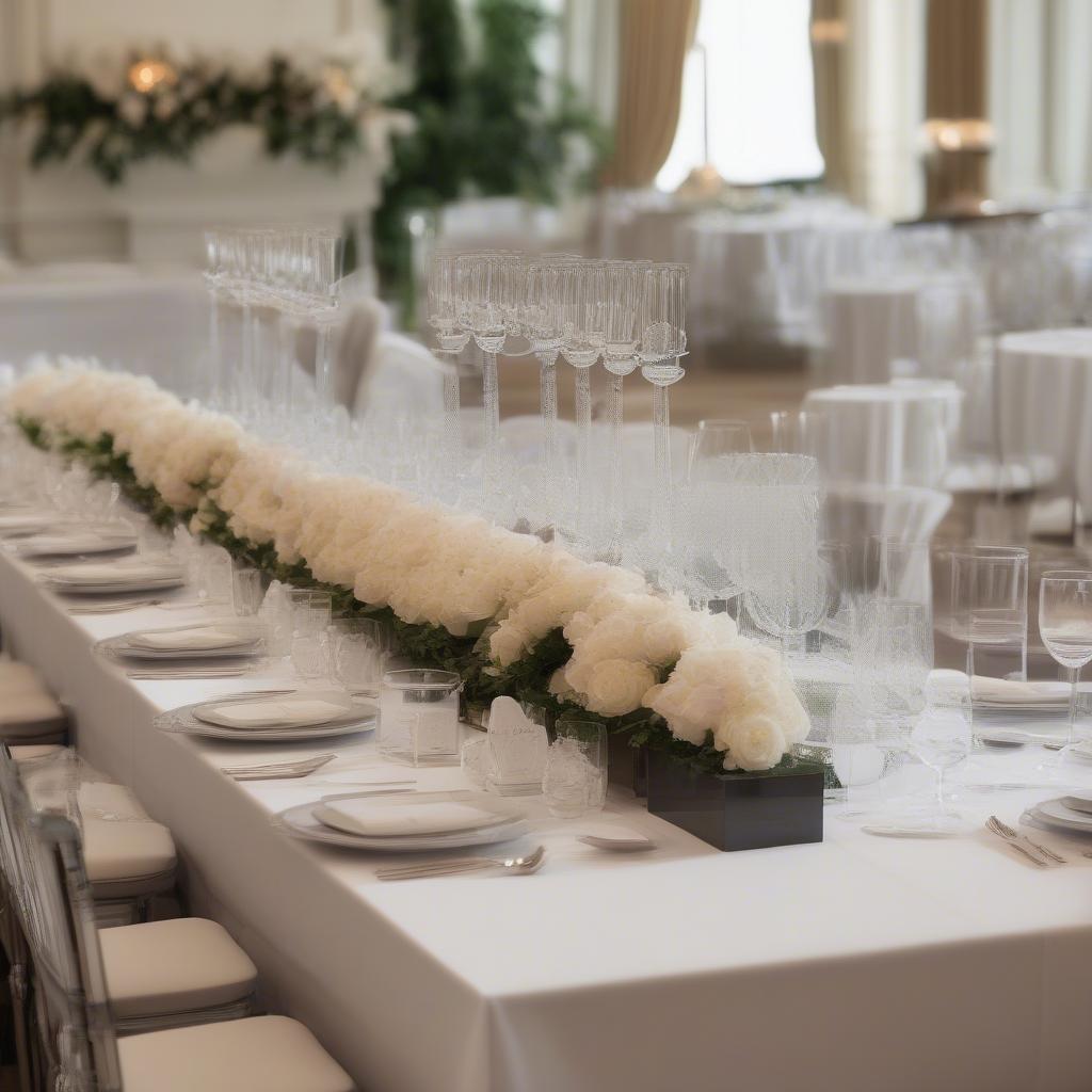 Setting a Table with Acrylic Place Card Holders