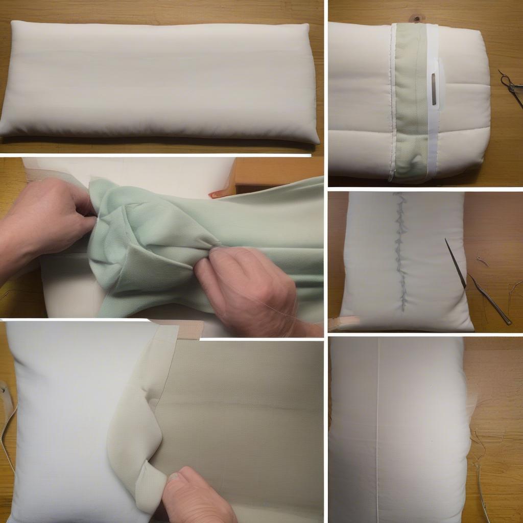 Step-by-step guide on Sewing a Lumbar Pillow