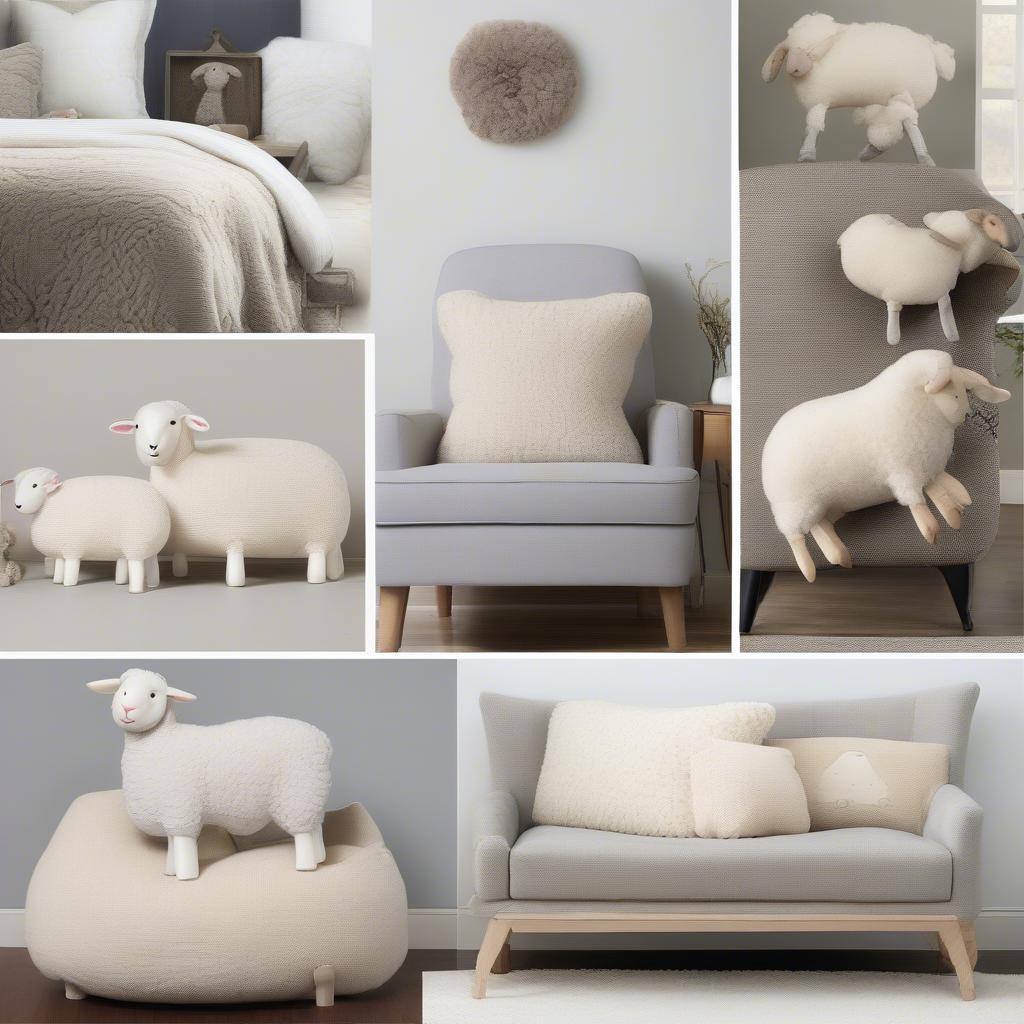 Sheep Pillow Home Decor Ideas