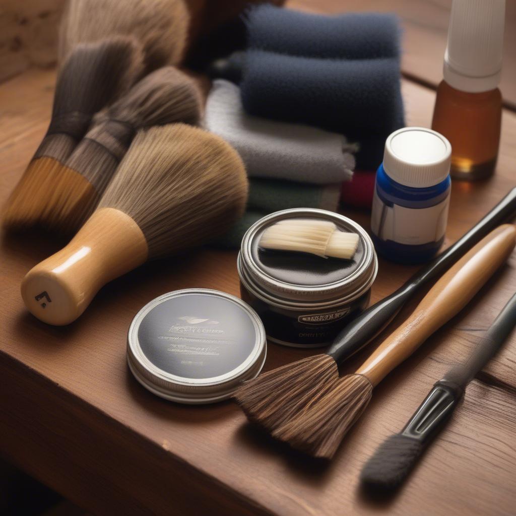 Essential Components of a Shoe Polish Kit