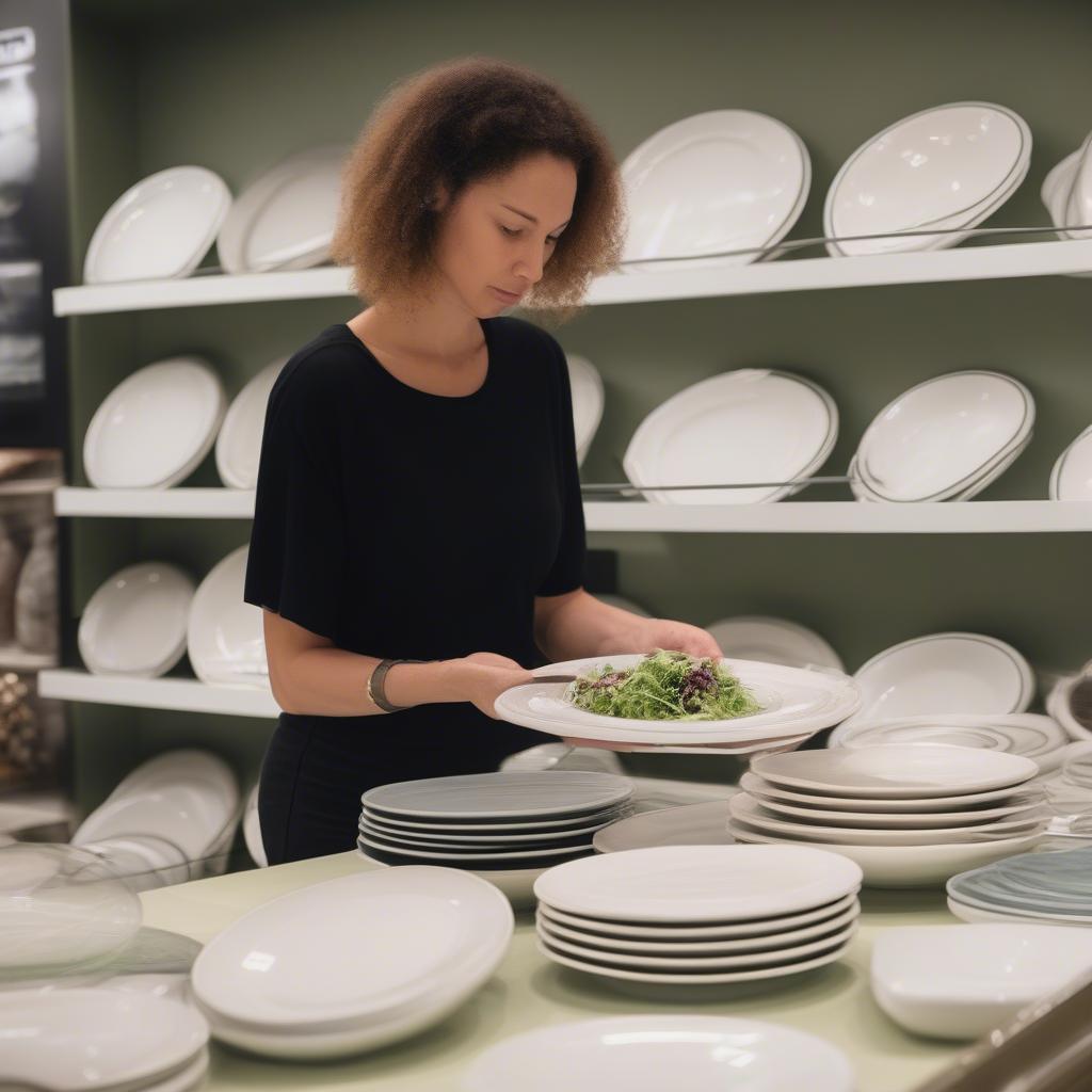 Shopping for Salad Plates