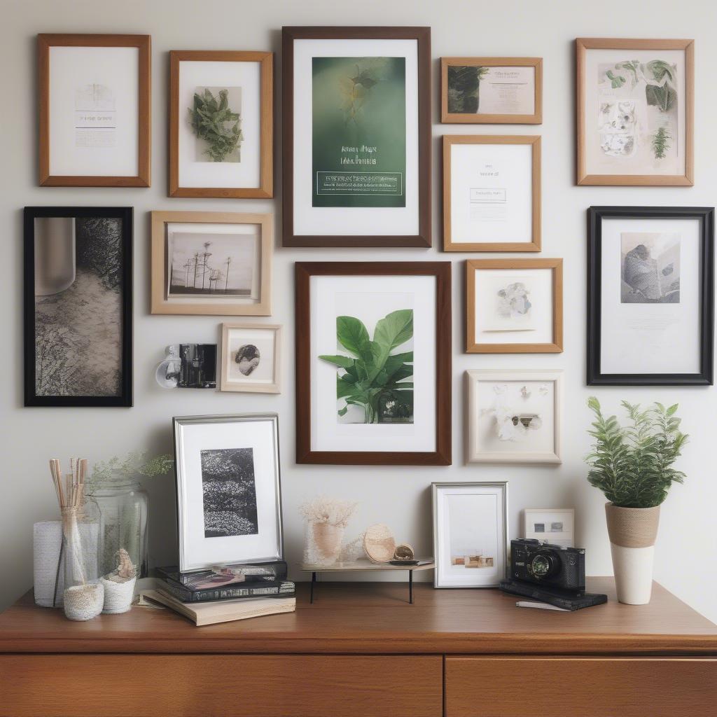 Simple Wood Frames in Home Decor