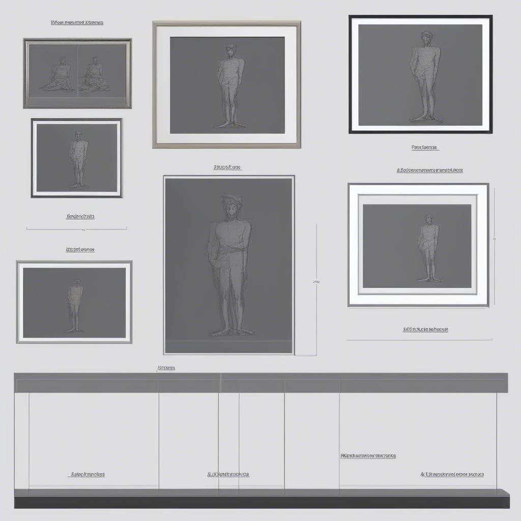 Correctly sizing wooden picture frames for artwork