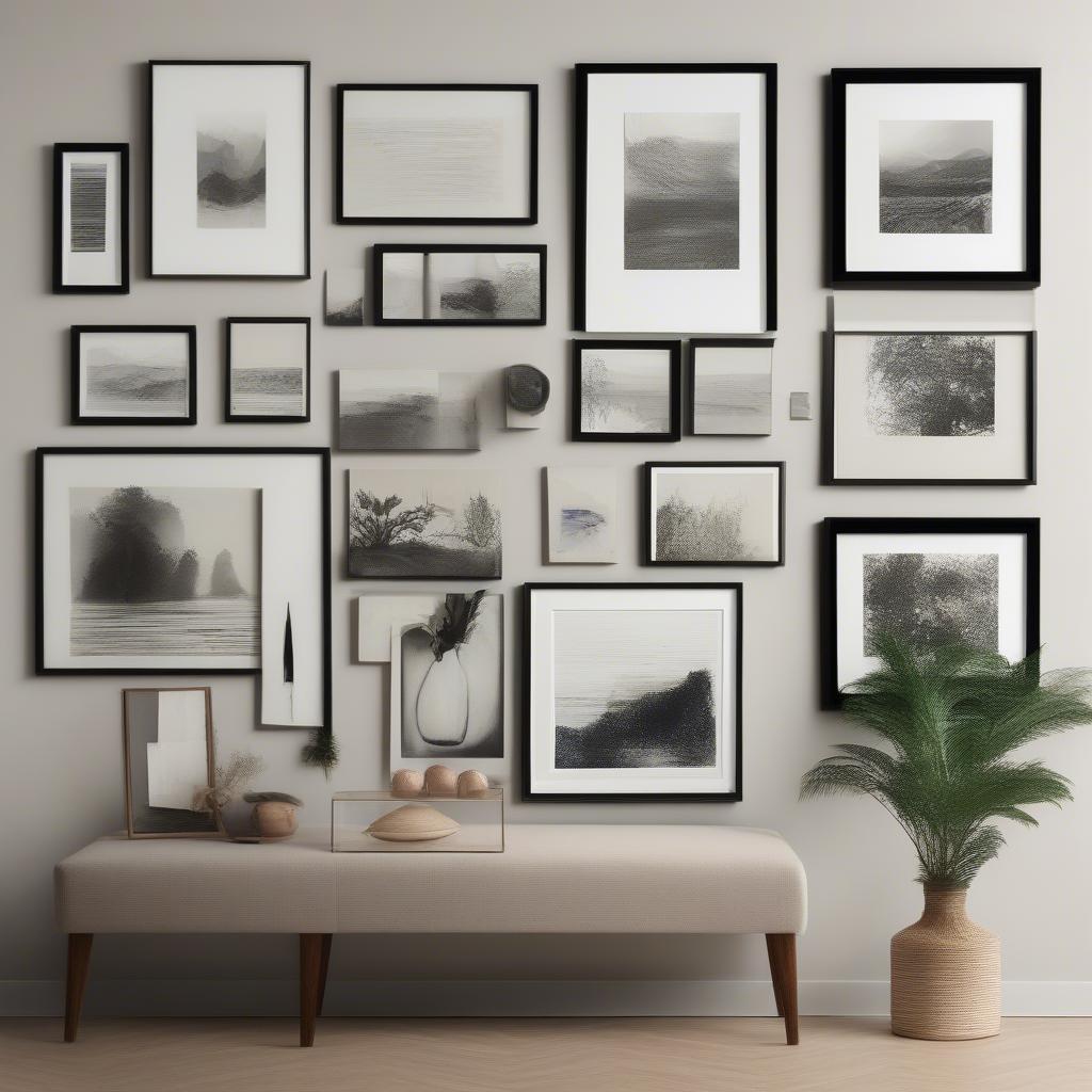 Small Canvas Gallery Wall Ideas