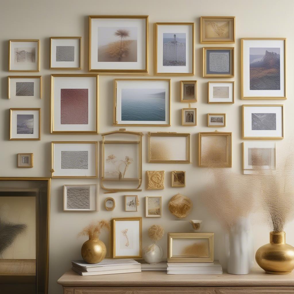 Small Gold Frames: Creative Display Ideas