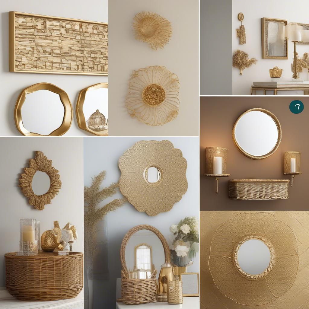 Small Gold Wall Decor Ideas