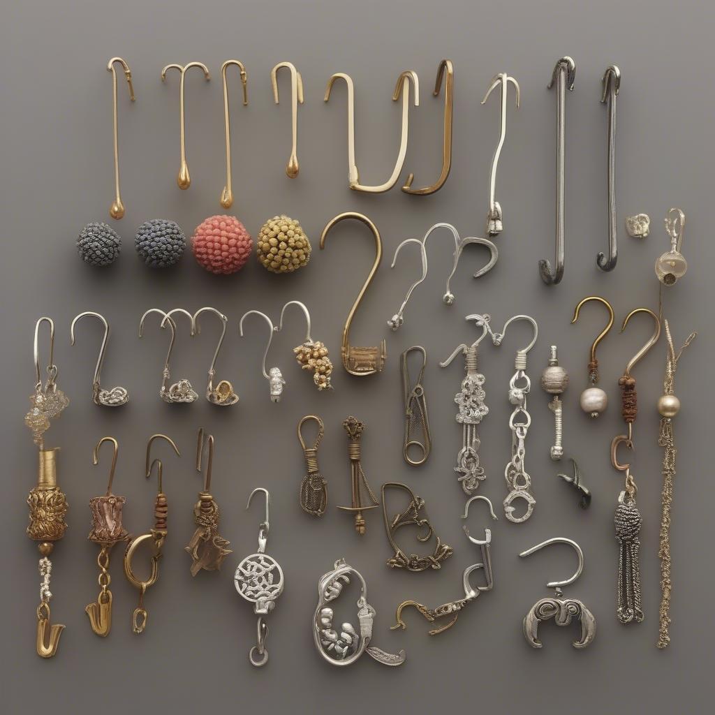 Variety of Small Jewelry Hooks