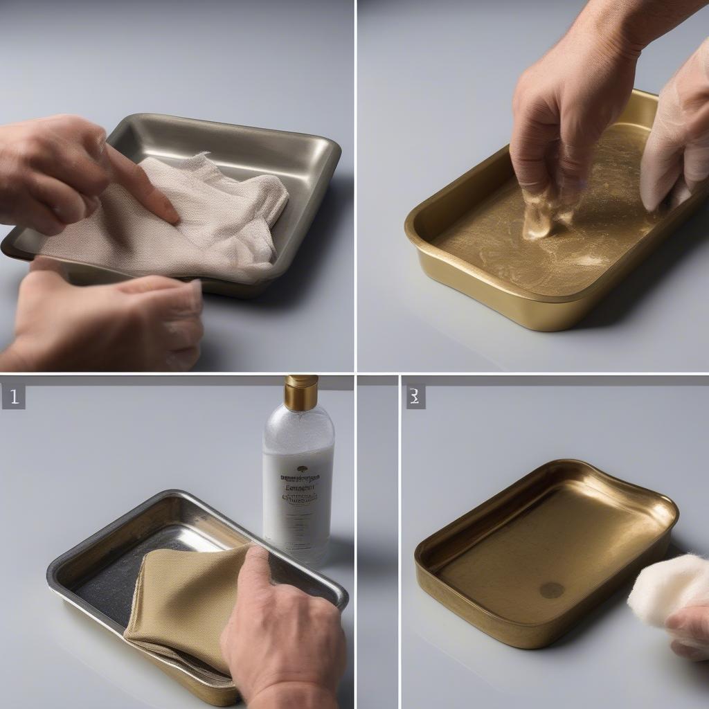 Cleaning and Maintaining Small Metal Trays