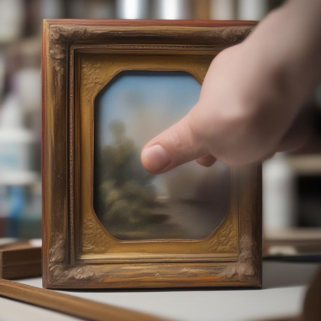 Protecting Small Paintings with Frames