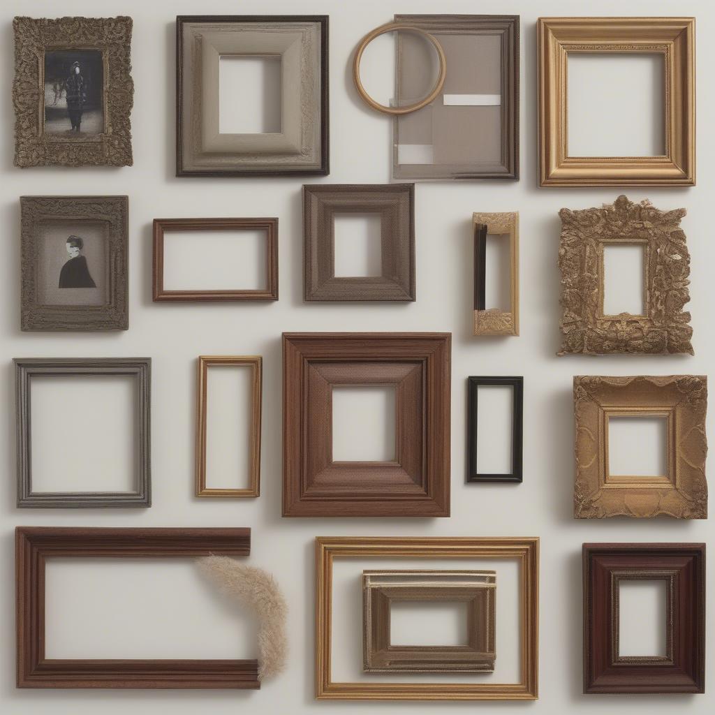 Variety of Small Picture Frames