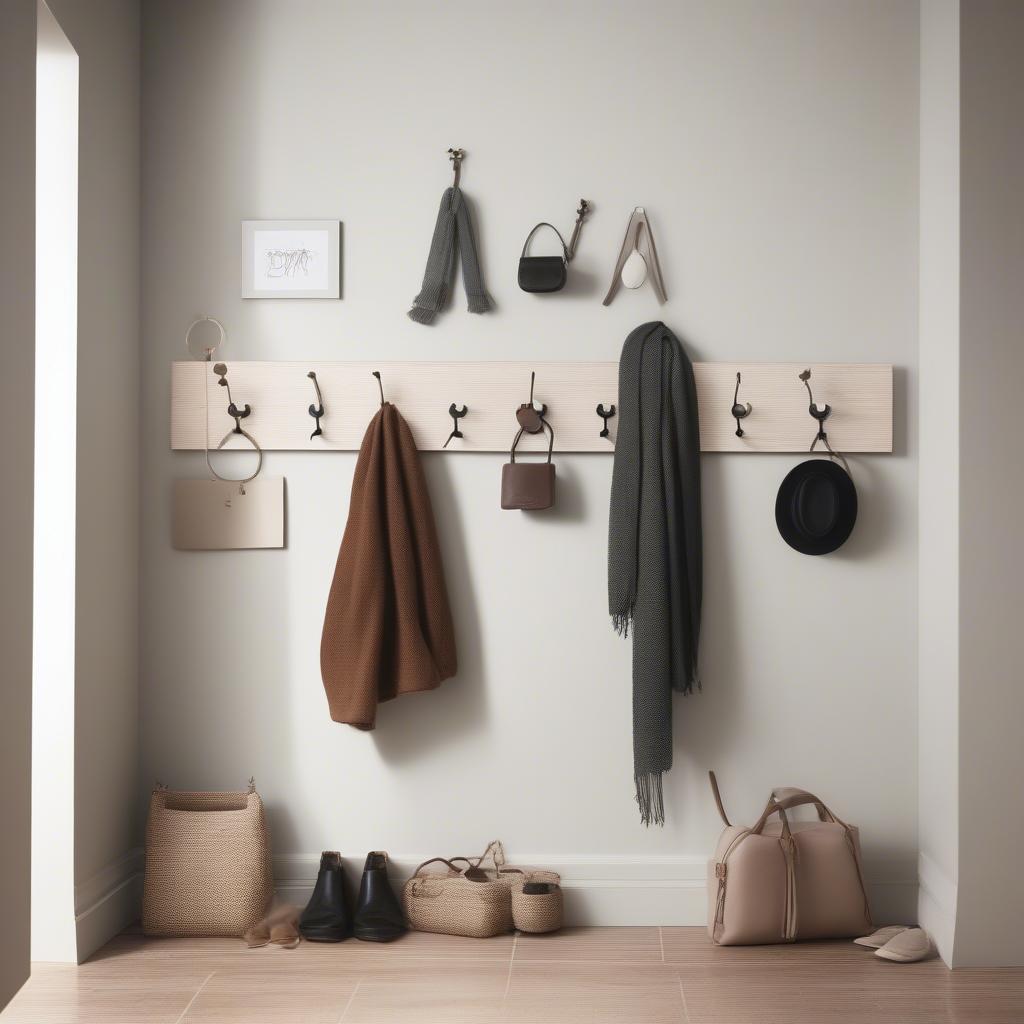 Small Wall Hooks for Hanging in Entryway