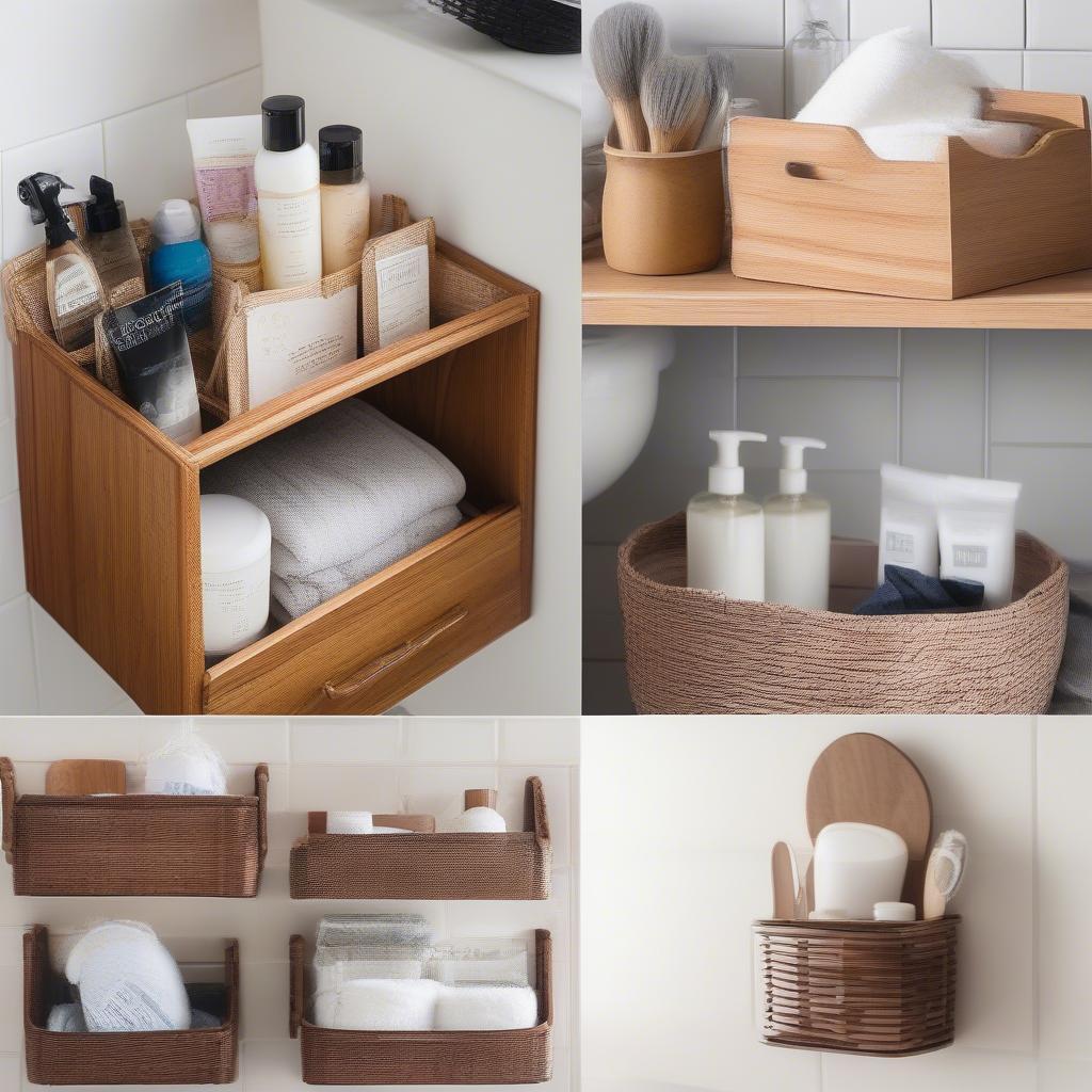 Small Wooden Basket Storage Ideas