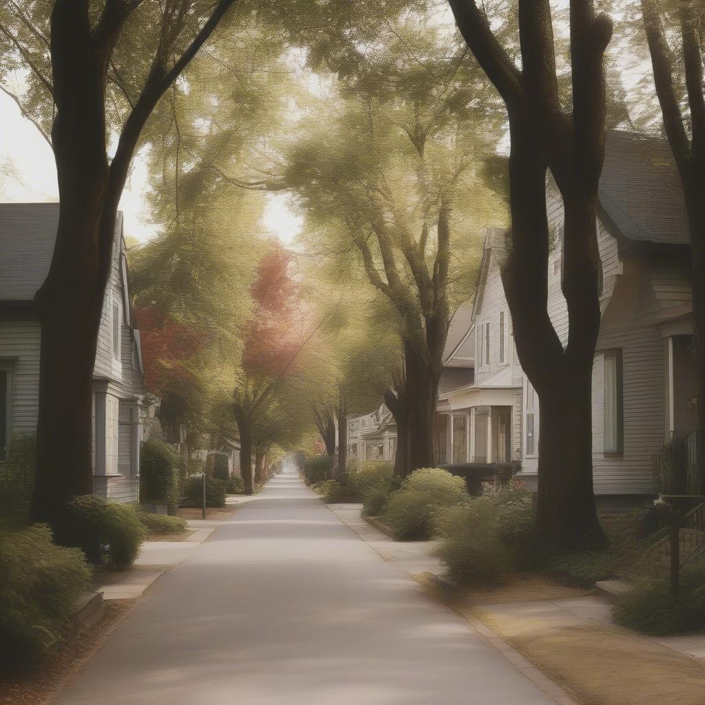 A Peaceful Smallwood Neighborhood