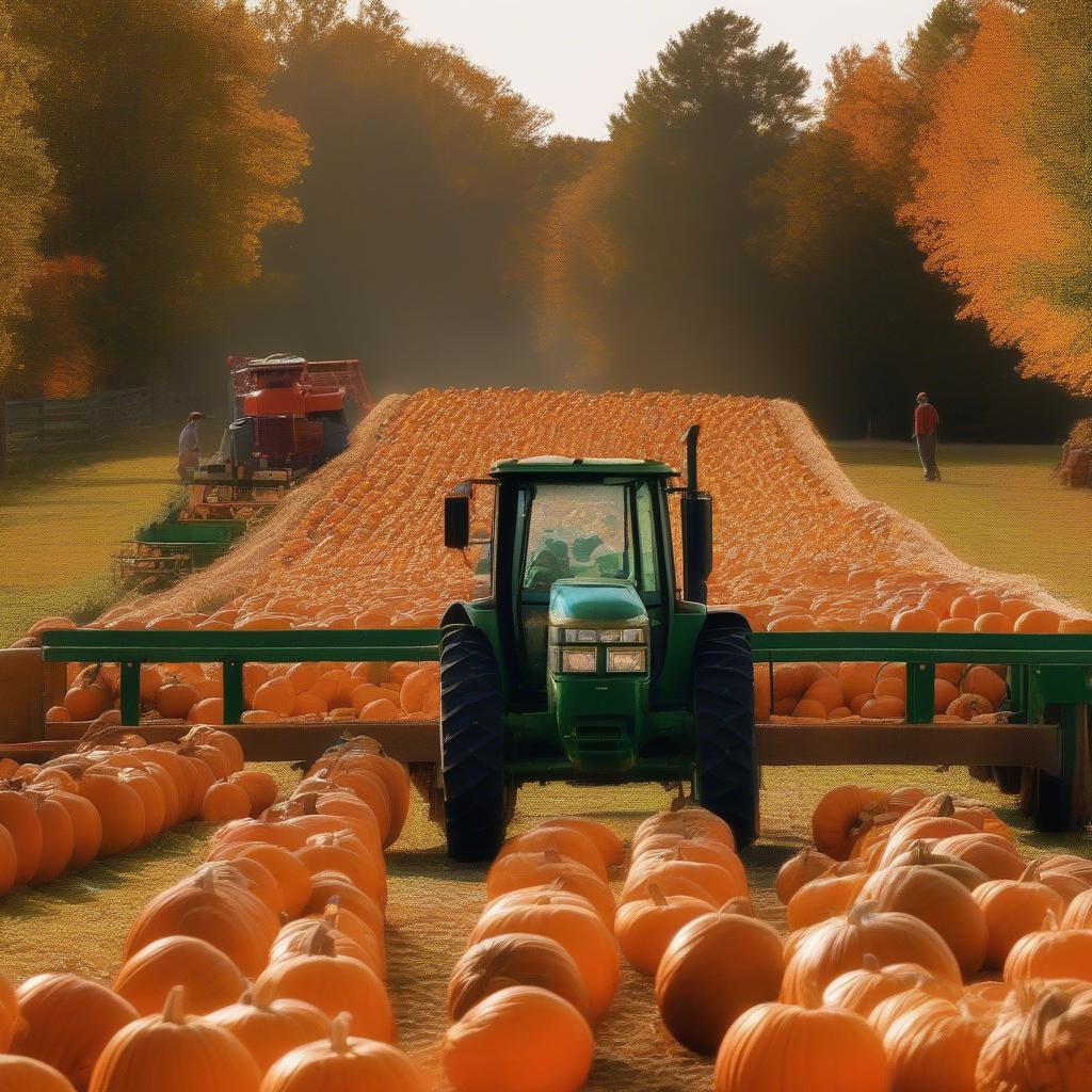 Harvest Scene at Smallwood Farms