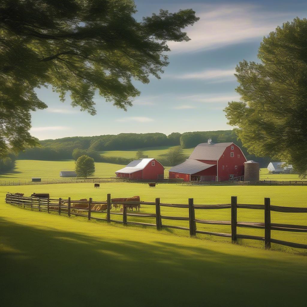 Summer Landscape at Smallwood Farms