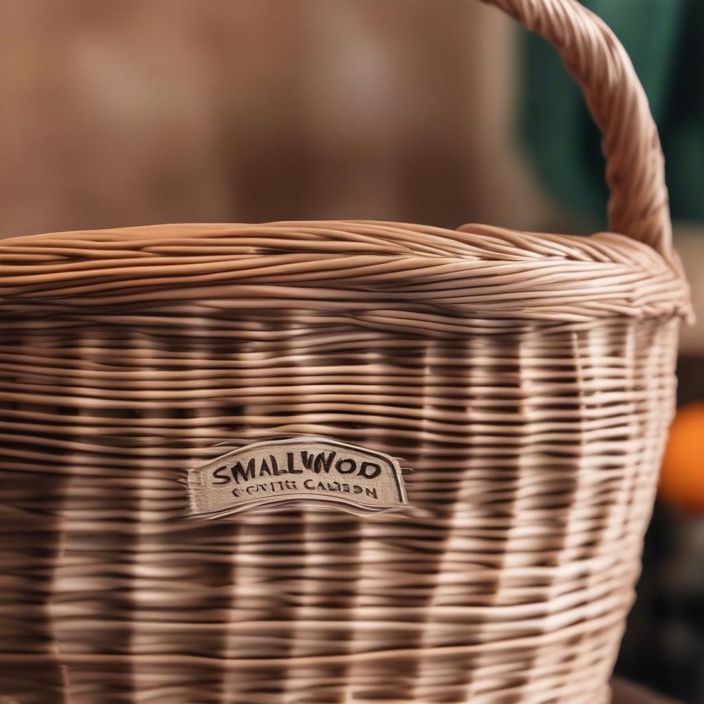 Smallwood Wicker Basket with Coupon Applied