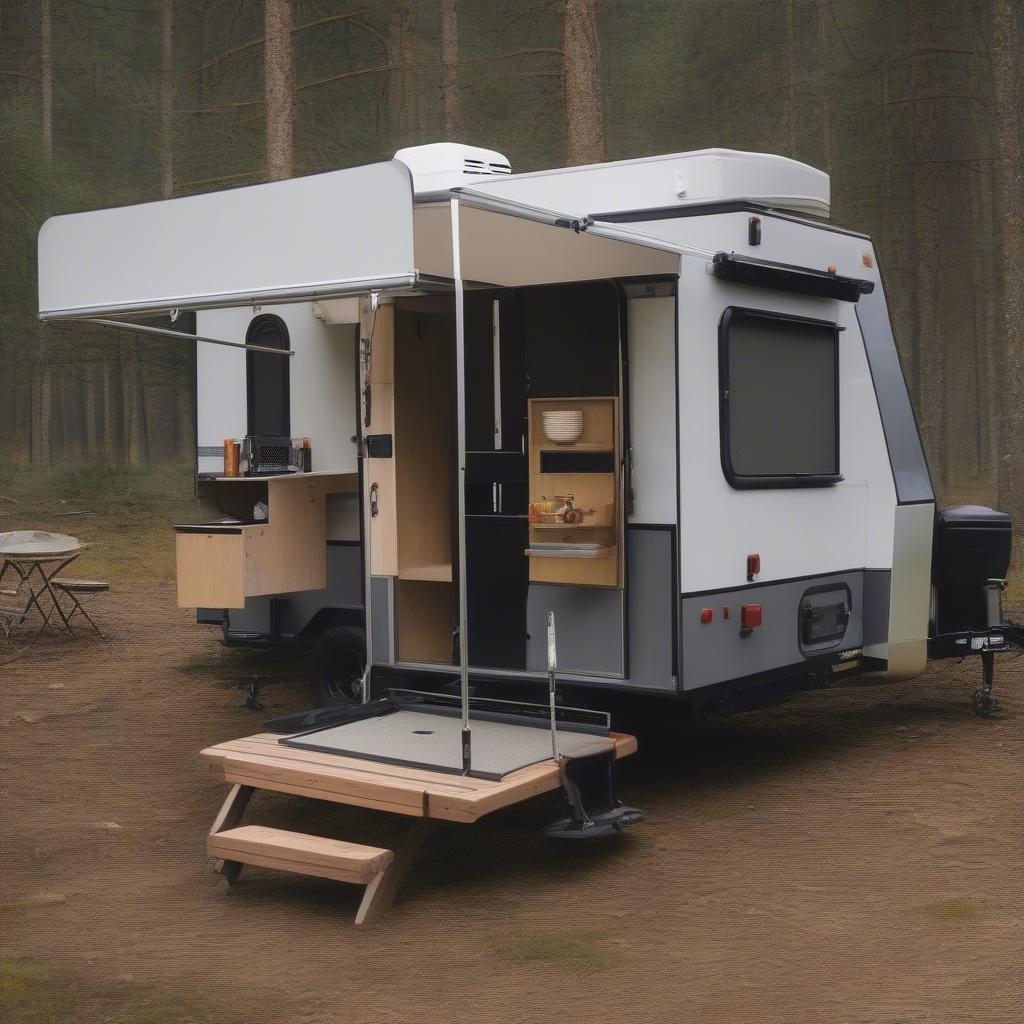 Exterior View of a Camper at Smallwoods