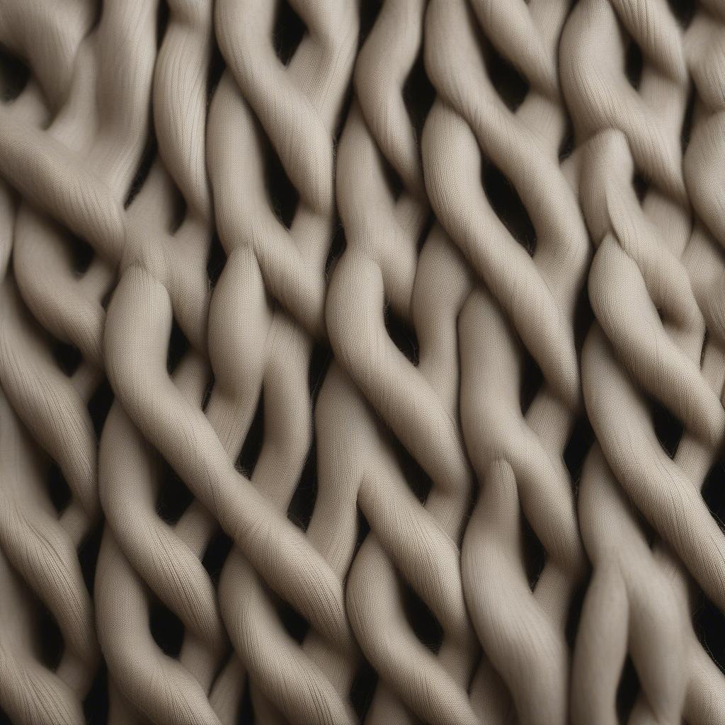 Close-up view of the texture of smallwoods canvas, showcasing its natural fibers and intricate weave.