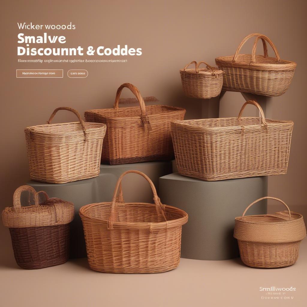 Wicker Baskets with Smallwoods Discount Codes